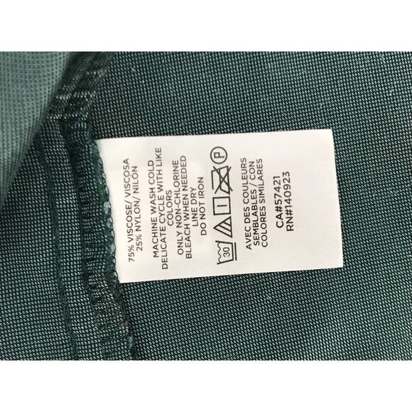 Ann Taylor LOFT Green Rose Print Velvet Halter Top Womens XS - Picture 5 of 9